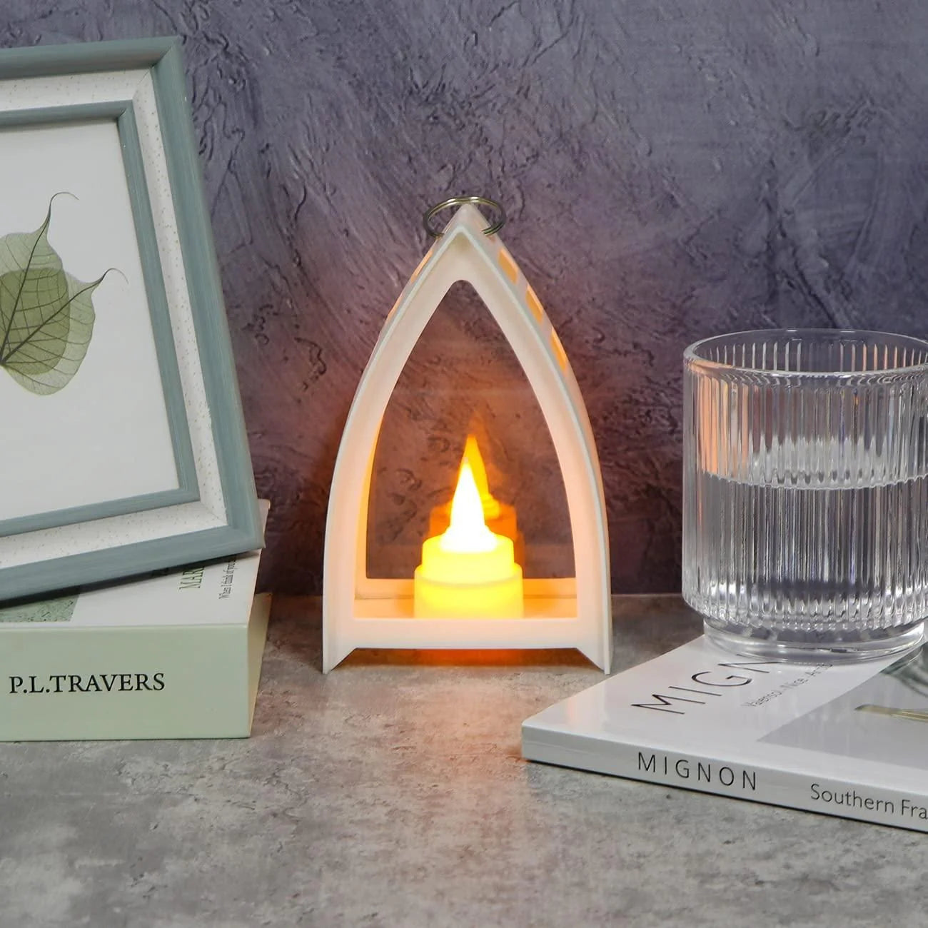 Modern LED Lantern Candles – Decorative Flameless Lights for Home, Diwali & Events