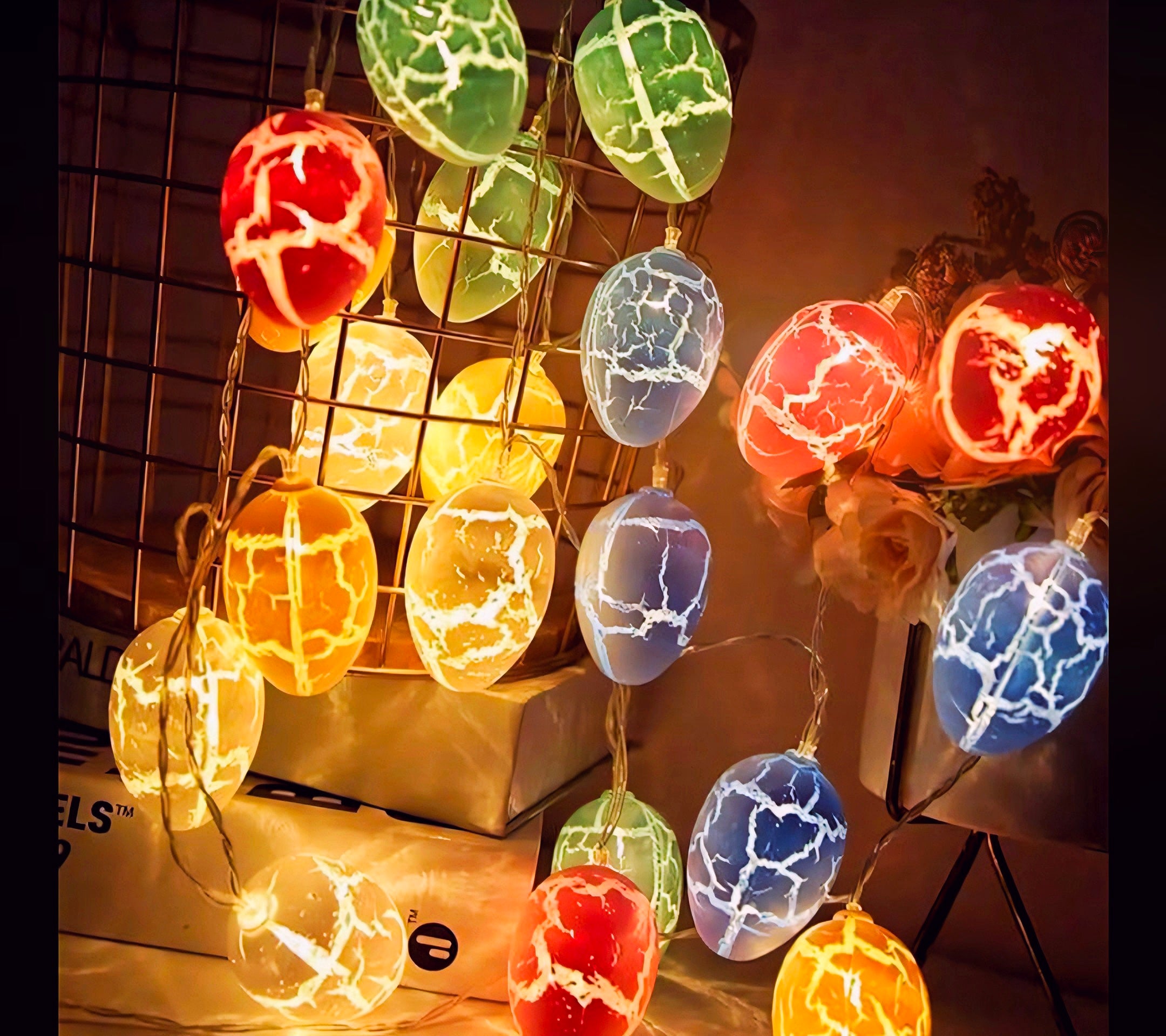 Crackle Glow™ Multicolor LED Decorative String Lights